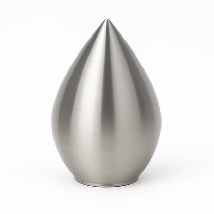 Mini Traandruppel Urn van RVS – 50 x 80 mm – Voor Binnen & Buiten